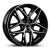 LUNICA 7,5×18 ET40 5×110 CB65,1 BLACK DIAMOND