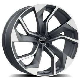 REBEL 8,5×21 ET19 5×112 CB66,5 MATT ANTHRACITE DIAMOND