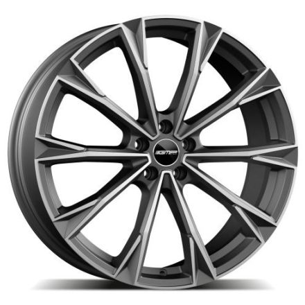 TOTALE 11,5×22 ET43 5×112 CB66,6 MATT ANTHRACITE DIAMOND