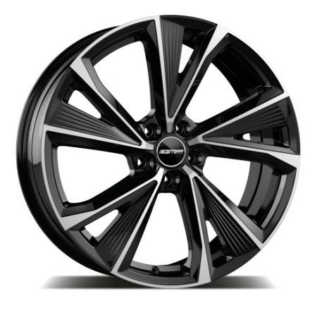 EVENTO 7,5×18 ET40 5×100 CB57,1 BLACK DIAMOND 